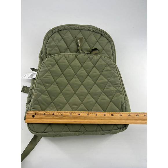Vera Bradley Backpack Ultralight L Bag School College Green Sage Quilted New main image 5